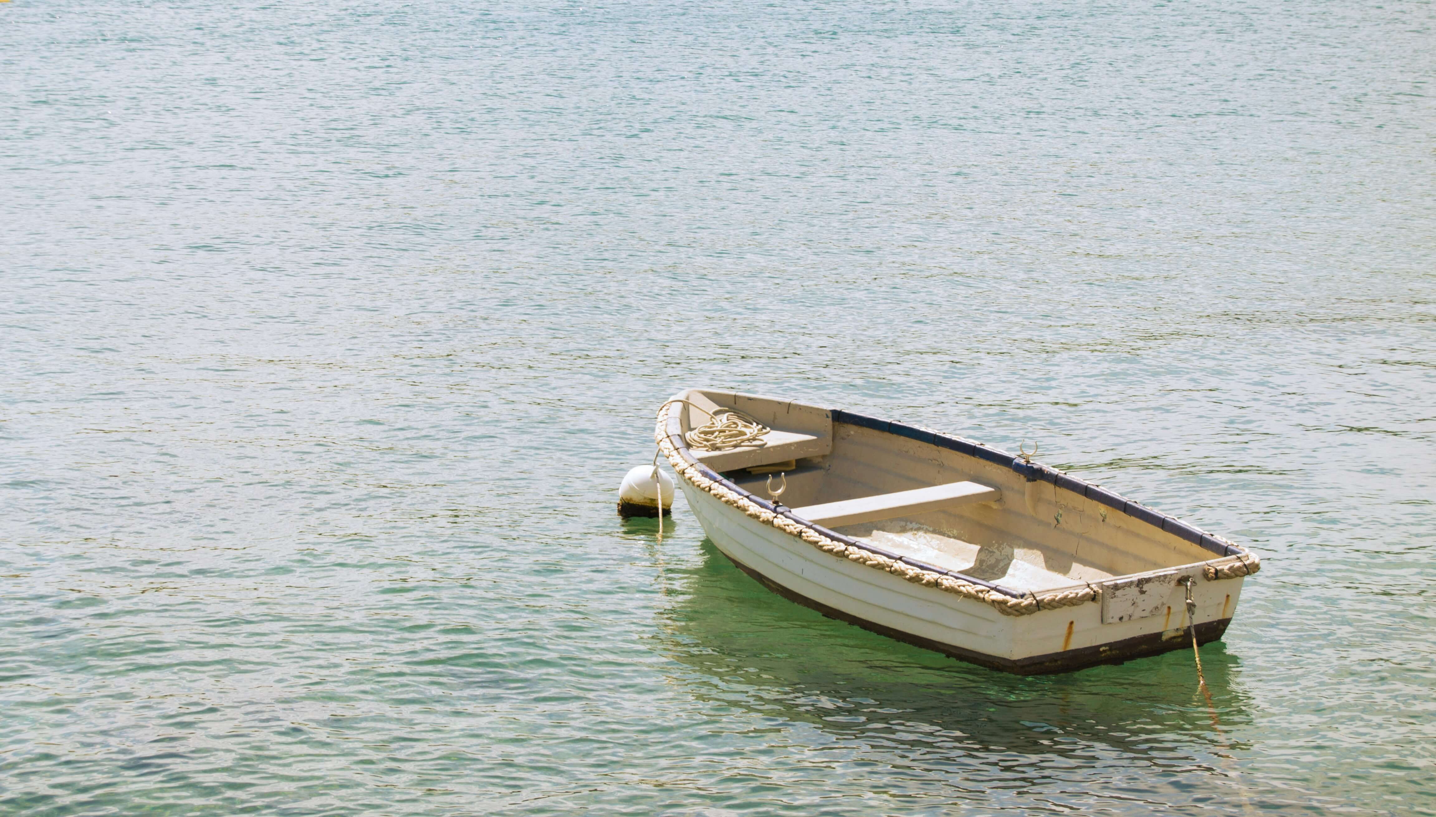 Letting go boat meditation artwork
